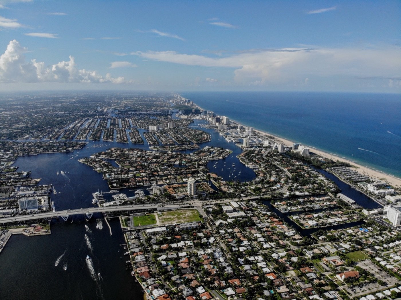 Fort Lauderdale, primary Florida hub for Nassau private jet charters